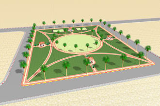 create detailed landscape, garden, and park designs