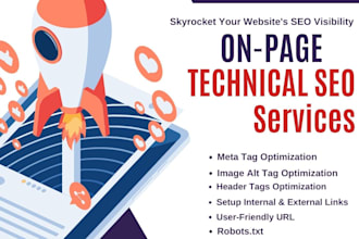 do on page and technical SEO for your website