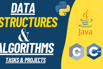 do data structures and algorithms tasks and projects