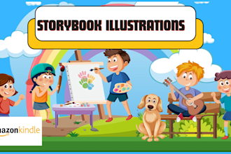 design illustrations for children storybooks