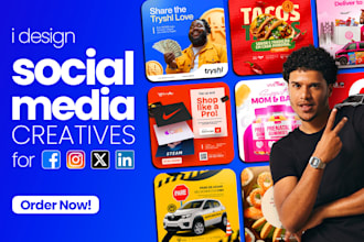 do social media posts, facebook ads image, instagram post, banner creatives