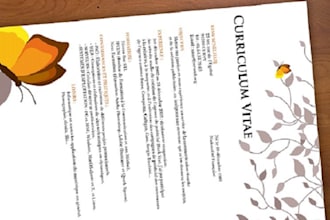 create a resume and cover letter