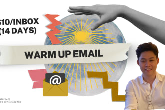warm up your email, cold email prep