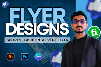 design sports , business , fashion , party and event flyer