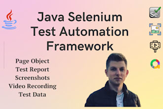 create test automation framework for your website using java