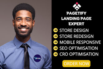 design your shopify store using pagetify page builder