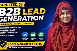 do b2b sales leads, targeted b2b lead generation, linkedin, and email list