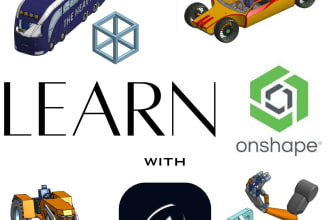 teach you onshape cad software completely with assembly animations