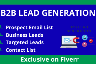 provide qualified b2b lead generation prospect email list for any industry