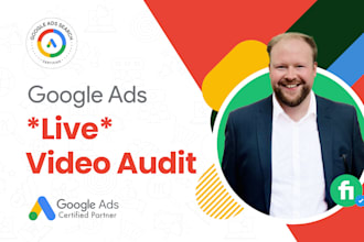 do a professional in depth google ads video audit