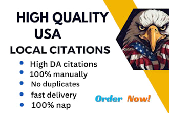 do top 300 USA local citations and directory submission