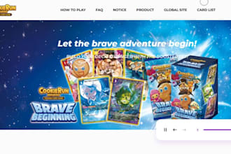 design trading card shopify store pokemon website game card trading card website