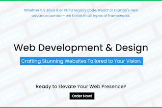 custom stunning website development for business