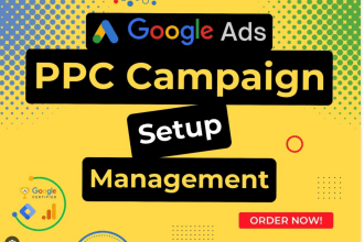 setup and optimize your google ads adwords PPC campaign