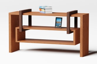 do 3d furniture modeling and rendering in blender