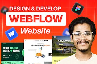 do webflow website design and figma to webflow website development