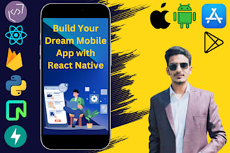 develop react native apps with modern UI UX for ios, android