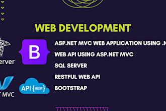 develop web application or web API