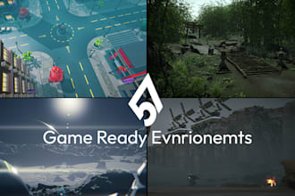 author game ready 3d terrains and environments for you