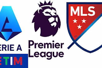 write an article about serie a, premier league and mls in english or italian