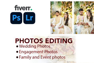 expert photo editing of wedding and events, meetings