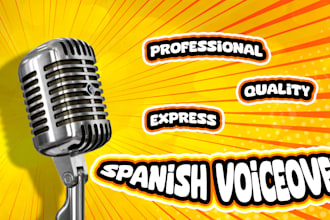 enhance your project with latin american spanish voiceovers