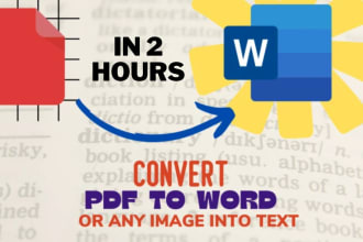 convert scan images, jpeg, pdfs to editable documents using ocr