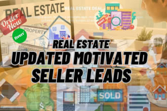gather realestate leads, motivated seller leads and  lead generation