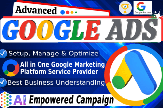 create and manage ai empowered high profitable google ads campaigns, PPC adwords