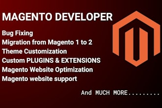 fix bugs in magento and build magento store