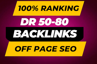 rank website with high DR dofollow seo contextual backlinks