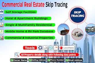 do skip tracing for commercial real estate