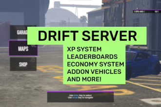 create custom fivem drift server
