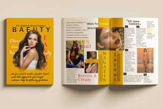 design a eye catehing catalog cbook and magazin cover,layout