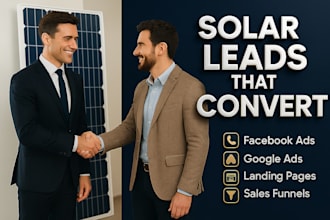 generate solar leads construction panel homeowners handyman roofing sales funnel