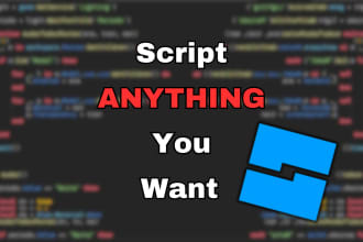 script anything in roblox studio