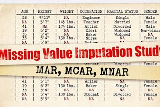 do missing value imputation simulation study using ml