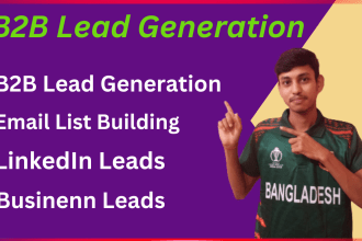 data entry, b2b lead generation, email list building