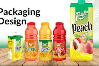 create pet food packaging, mylar bag and label design