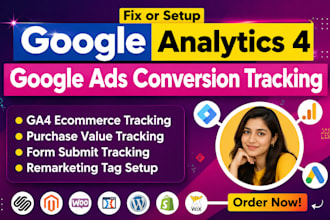 setup ga4 ecommerce , ga4 ecommerce tracking, ads conversion tracking by GTM