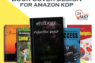 create minimalist book cover design for kindle and amazon