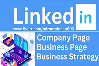 create linkedin company page and business page