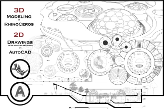 do your architectural 2d drawings and 3d modeling