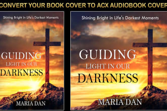 design audio book cover or convert your book cover to acx audiobook cover