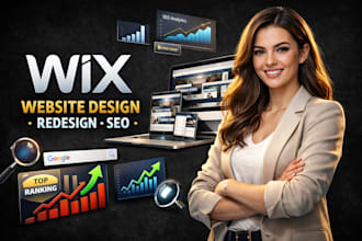 wix website design, wix redesign and wix SEO