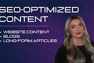 write your SEO optimized blogs