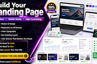 create high converting landing pages and sales funnels