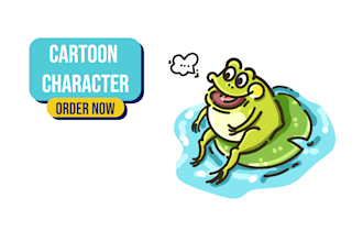 draw  cartoon mascot logo