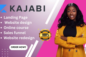 thinkific online course, kajabi website ,thinkific website design, thinkific