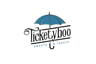 ticket boo online sweets shop logo design